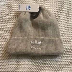 Woman’s sand color addidas winter beanie- new with tags